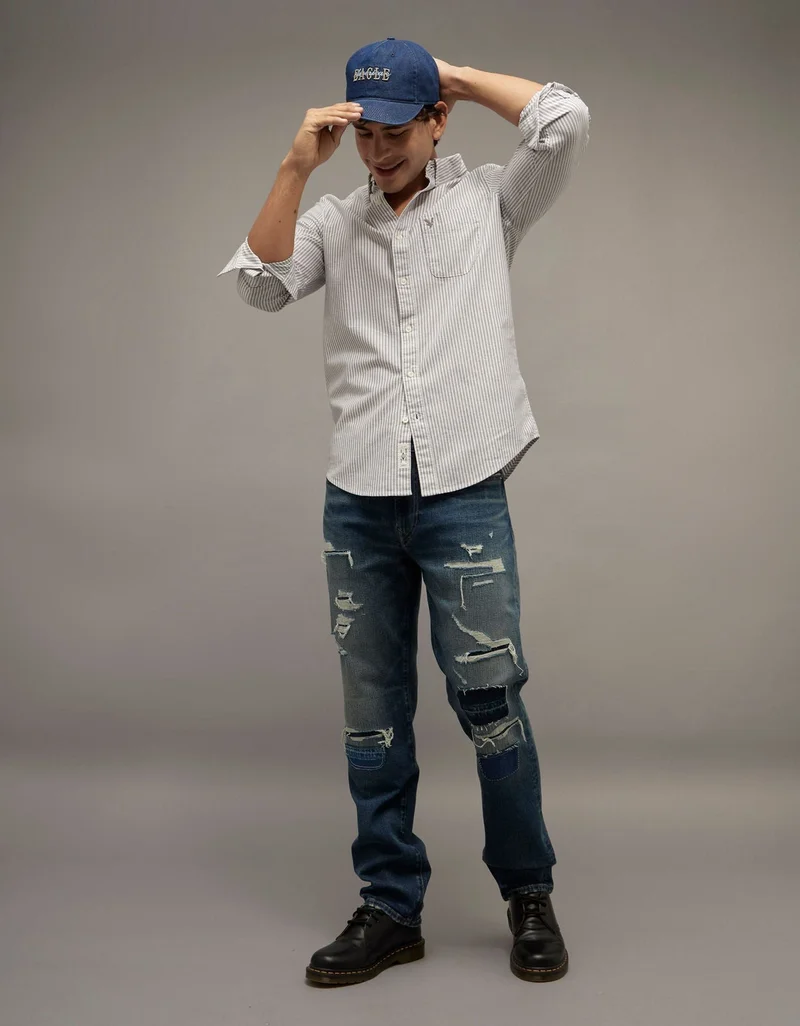 AE Slim Fit Everyday Oxford Button-Up Shirt