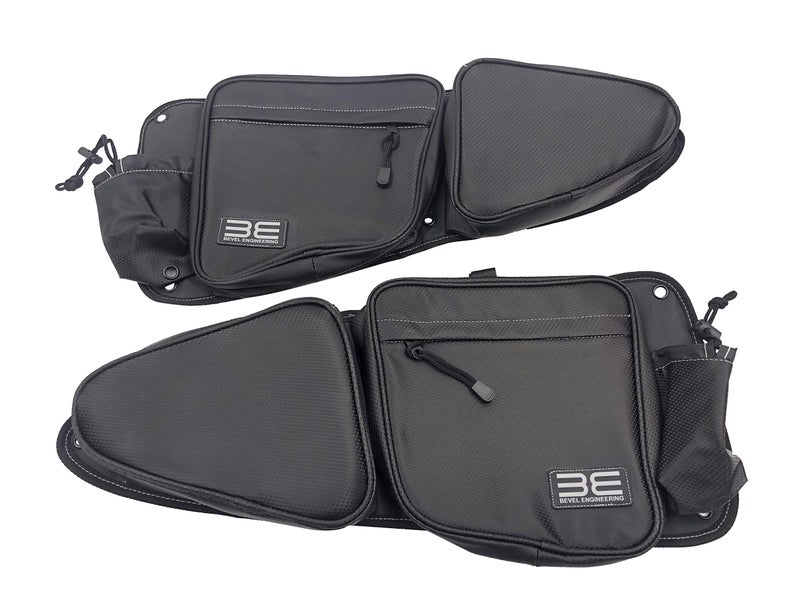 Bevel Engineering Side Door Bags, Compatible With Polaris RZR XP 1000 900XC S 900 Front Passenger And Driver Side Storage Bag with Knee Protection Pad - Image 1