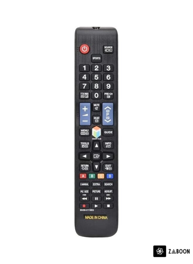 Zaboon Remote Control For Samsung BN59-01198Q Black