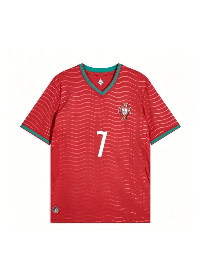 CR7 Portugal #7 Ronaldo Home Jersey | Official World Cup Football Shirt-Fan Version - Image 1