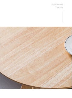 fashionhome Multipurpose Modern Design Portable Wood Coffee Table 50 x 51 cm  - Image 4