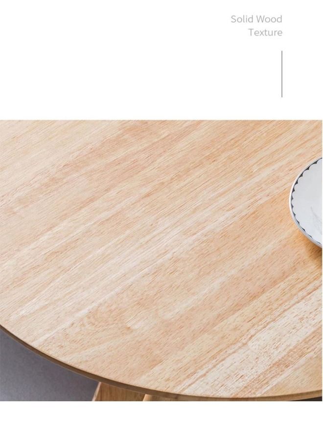 fashionhome Multipurpose Modern Design Portable Wood Coffee Table 50 x 51 cm  - Image 4