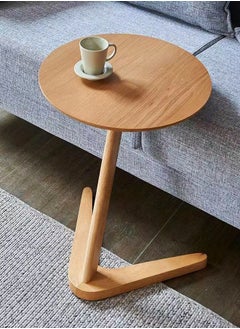 fashionhome Multipurpose Modern Design Portable Wood Coffee Table 50 x 51 cm  - Image 2