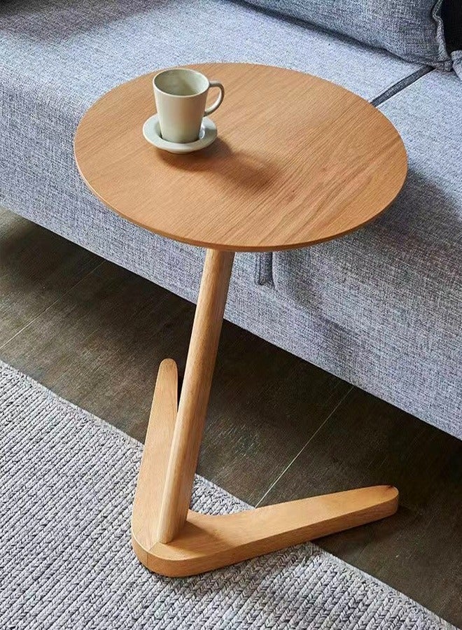 fashionhome Multipurpose Modern Design Portable Wood Coffee Table 50 x 51 cm  - Image 2