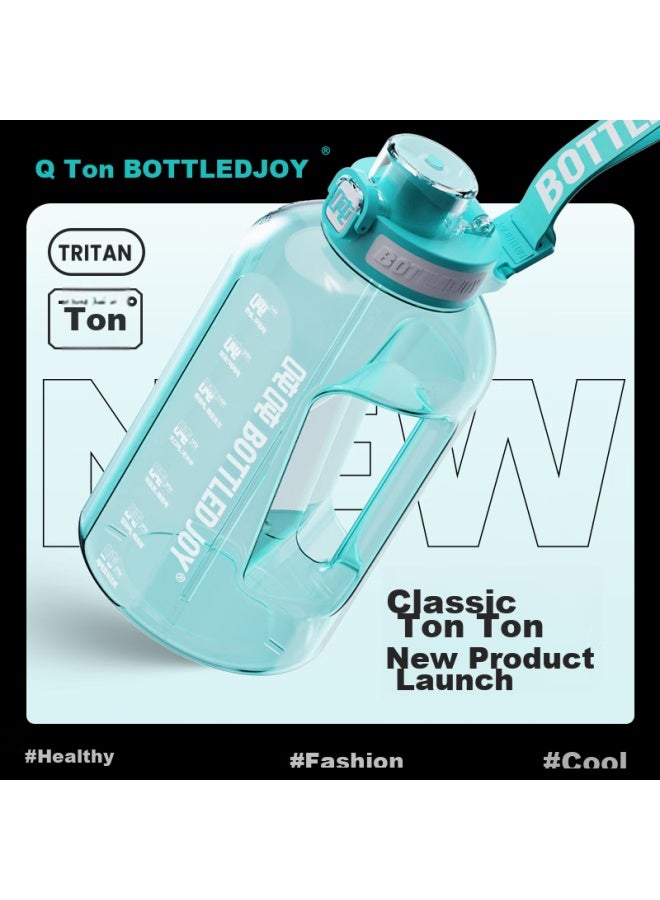 Bottled Joy Large Capacity Sports Water Bottle, Tritan Material, Portable For Students, Refrigerator Cold Water Jug - Image 3