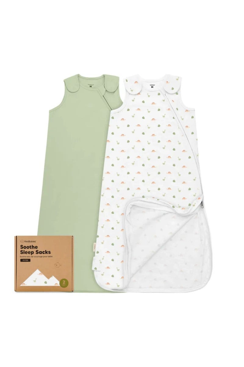 KeaBabies عبوتين من أكياس النوم المريحة (رائع) - متوسط - Image 1