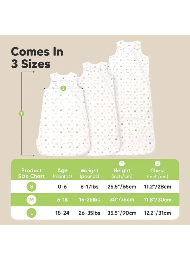 KeaBabies عبوتين من أكياس النوم المريحة (رائع) - متوسط - Image 2