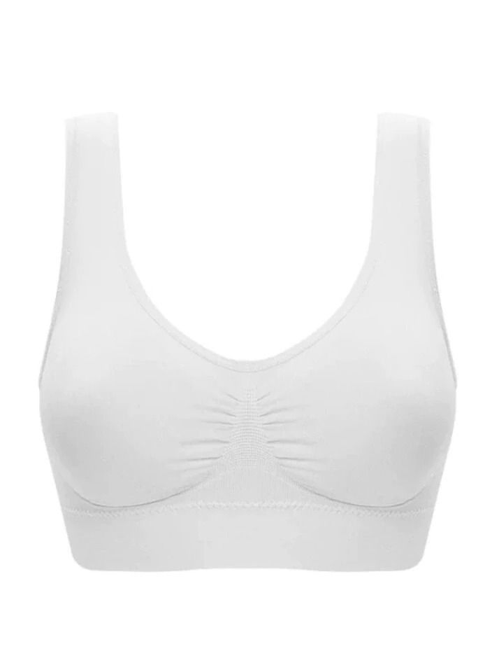 DubaiGallery Women's Seamless High Impact Sports Bra with Removable Cups High Support Workout Yoga Bra Cut Back Activewear - Image 1