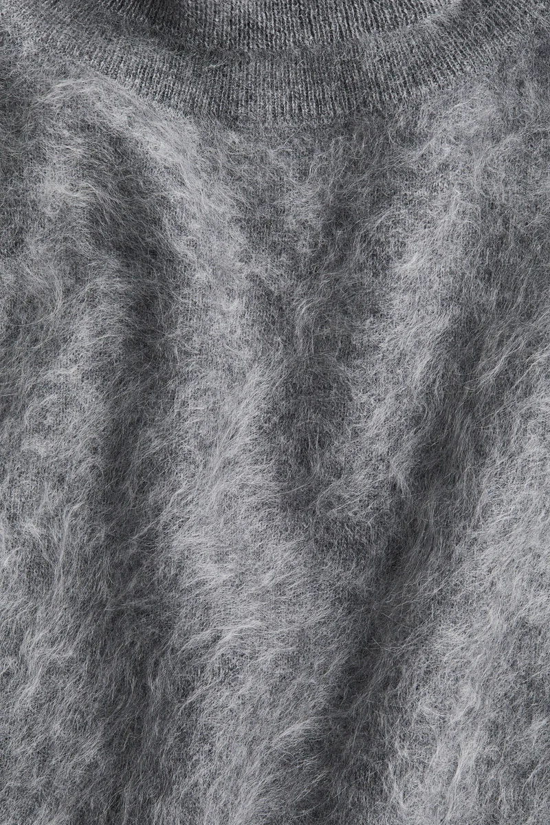 H&M Brushed cashmere polo-neck top