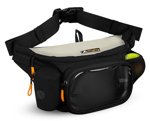 OllyDog Trailblazer Pack Fanny Pack Dog Treat Pouch Includes Rubber Fetch Ball WaterResistant Poop Bag Dispenser HandsFree Dog Walking Training Bluff - Image 1