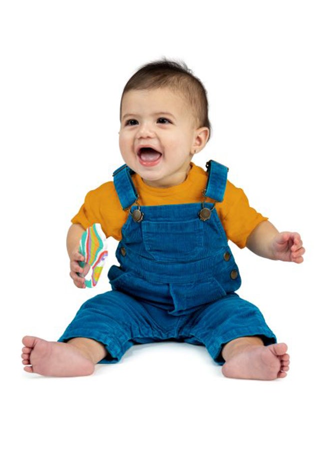 Bright Starts - Soothing Soft Serve Silicone Teether, Easy-Grasp Ice Cream Cone, 3 Months + - Image 1