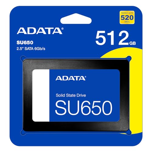 ADATA Ultimate SU650 - High-Performance Internal SSD for Fast Operating System, Gaming & Applications Accelerator - SLC Caching Support & ECC Error Correction - Ideal for Desktop & Laptop Upgrades - Image 5