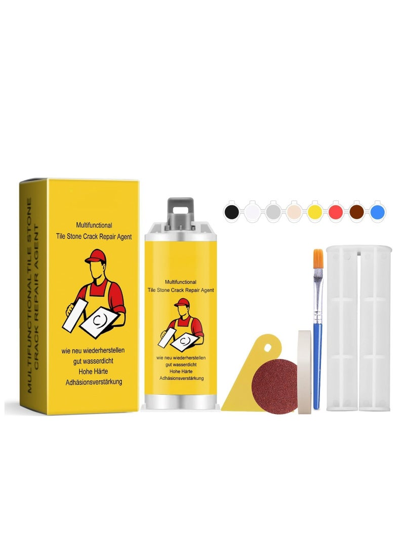 CMGTYYD Comprehensive Tile & Stone Repair Kit - Versatile Porcelain, Granite & Marble Fixing Solution for Bathtubs, Countertops, and Ceramics - Easy-to-Use Repair Paste (1 Piece, Large) - Image 1