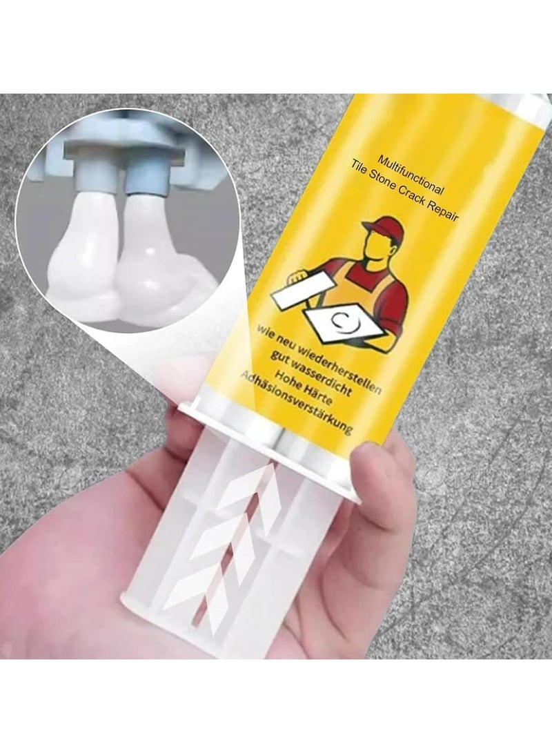 CMGTYYD Comprehensive Tile & Stone Repair Kit - Versatile Porcelain, Granite & Marble Fixing Solution for Bathtubs, Countertops, and Ceramics - Easy-to-Use Repair Paste (1 Piece, Large) - Image 5