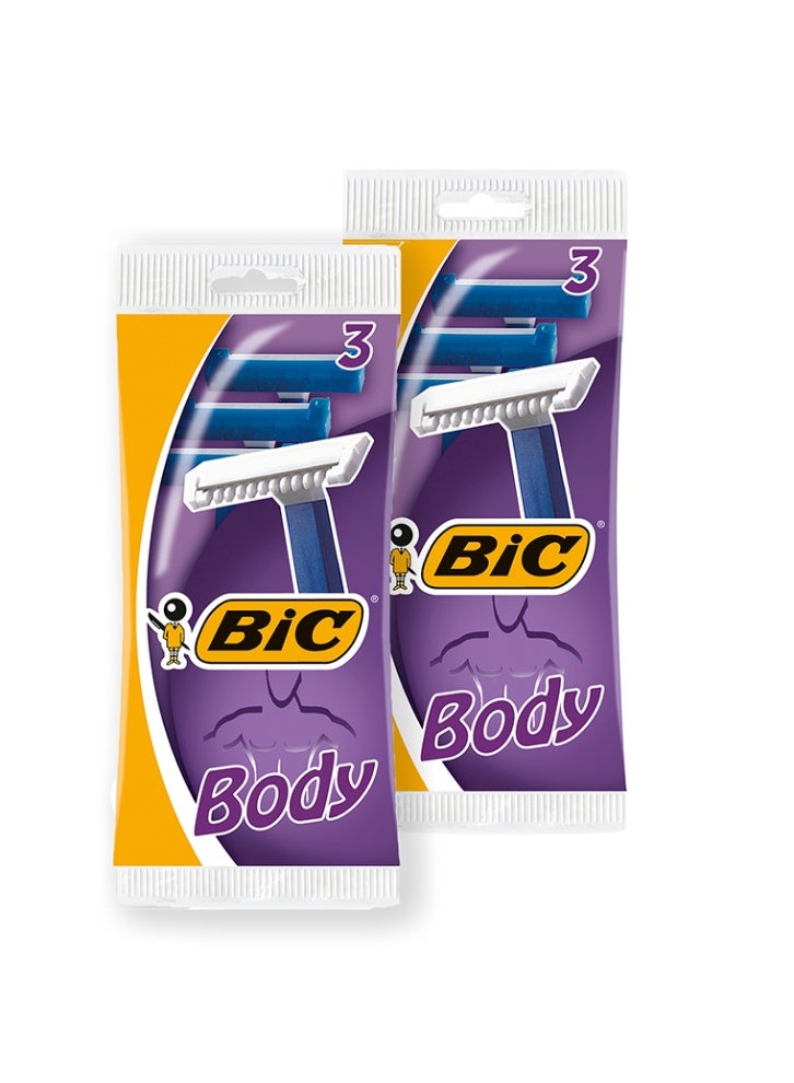 بيك عبوة من 6 شفرات حلاقة بيك للرجال للاستخدام مرة واحدة - Image 3