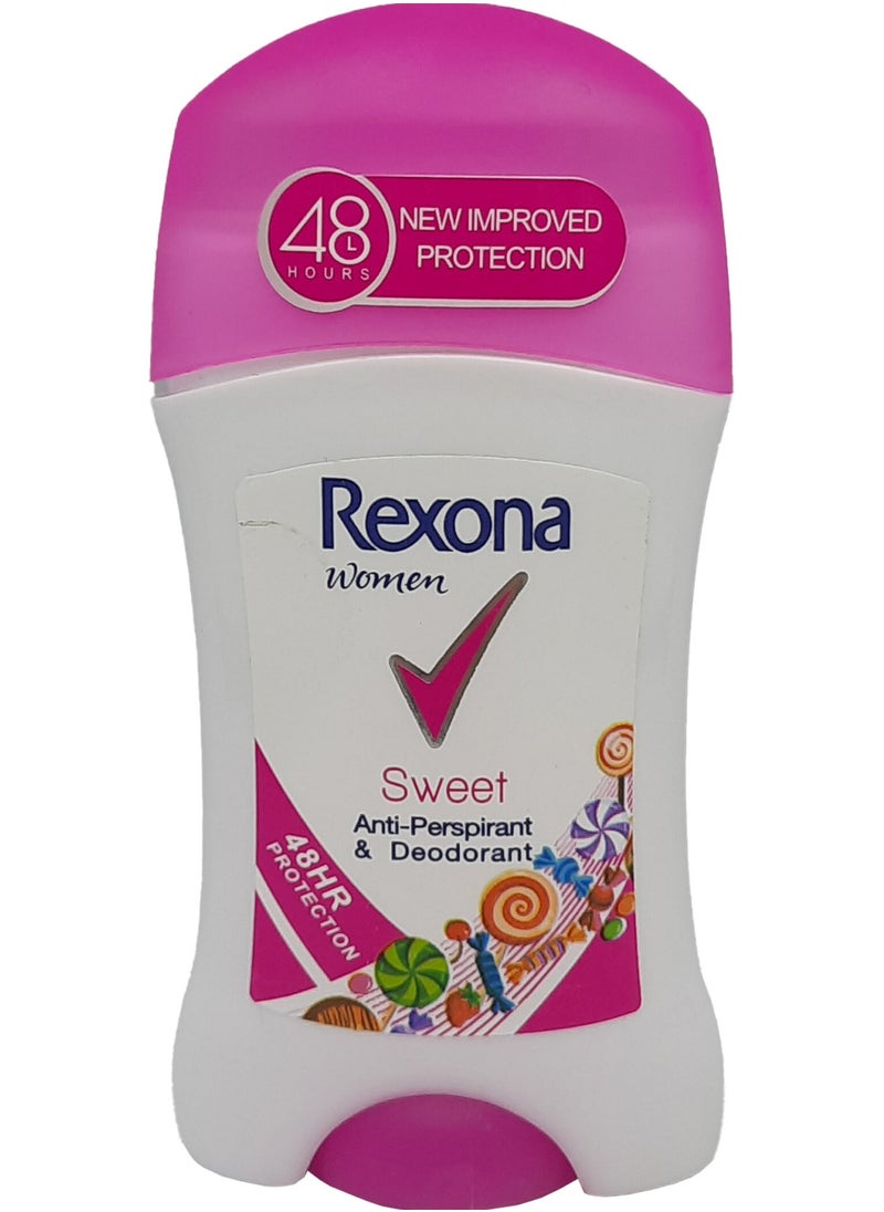 Rexona - Rexona Women Sweet Antiperspirant &Deodorant 50G - Image 1
