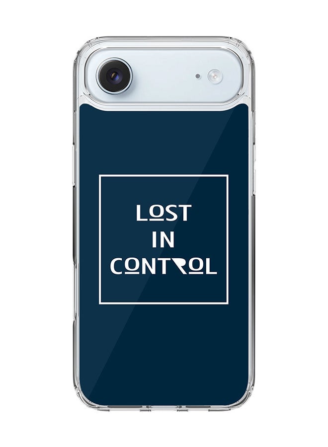 Stylizedd Classic Clear MagSafe Case for iPhone 17 Air , Hybrid Soft Case Flexible Edges Anti Drop TPU PC Gel Thin Transparent Cover [ Designed for iPhone 17 Air ] - Lost in control