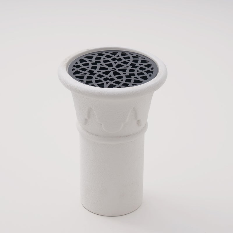 Homez Qurtuba Collection Homez Arqa Oud Burner, White, 15*15*25 cm - Image 2
