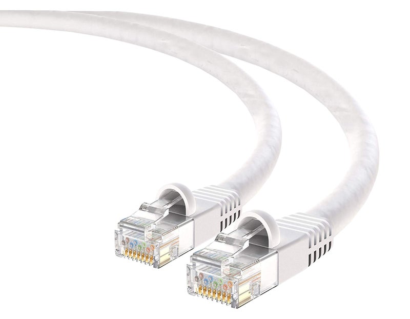 TAKKSON Cat6 Network Cable, 10 Meter (32.8 Feet), High Speed 550MHz / 10 GB Speed, Ethernet Patch Cord, RJ45 LAN Internet Wire with Gold Plated Connectors, Gigabit Category 6 For Modem, Router - Image 1