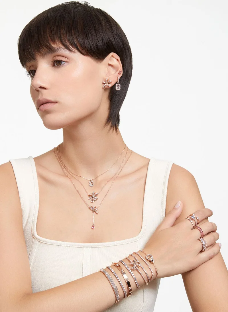 SWAROVSKI Volta Soft Bow Rose-Gold Tone Plated Bracelet