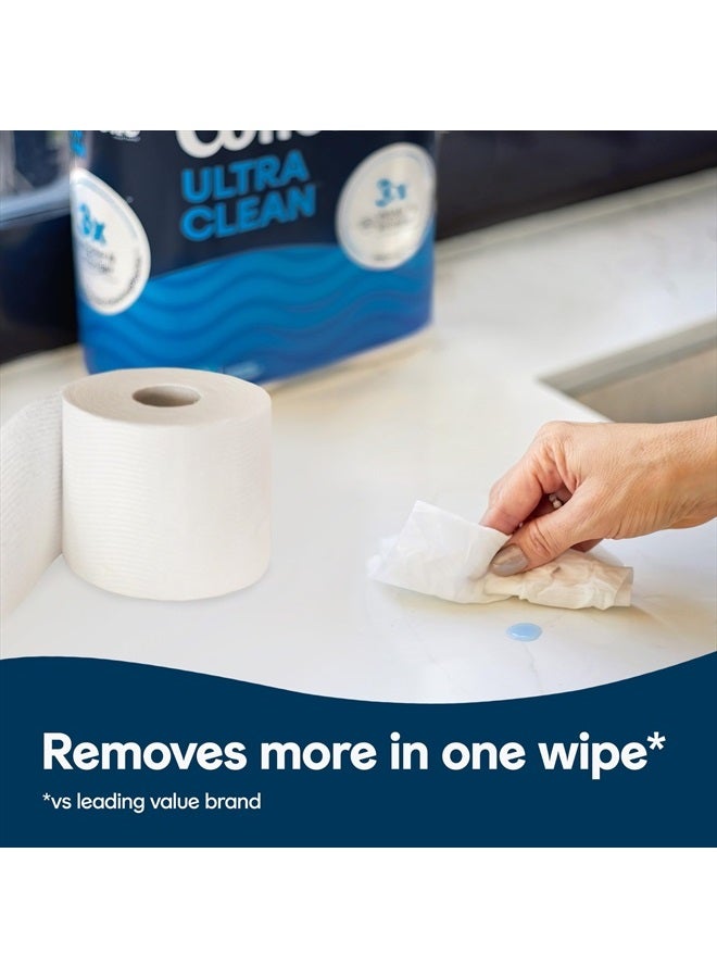 Cottonelle ورق تواليت أولترا كلين، 4 لفات ميغا (4 لفات ميغا = 16 لفة عادية)، 284 ورقة لكل لفة (قد يختلف التعبئة) - Image 5