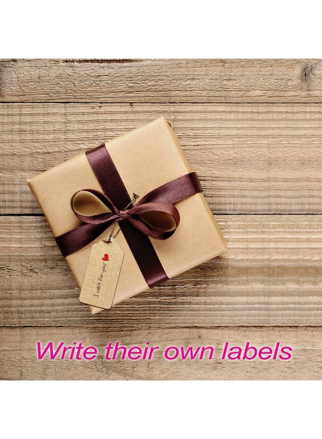 Blisstime Natural Jute Twine And 100Pcs Brown Rectangle Kraft Paper Gift Tags For Crafts & Price Tags Labels By Blisstime - Image 3