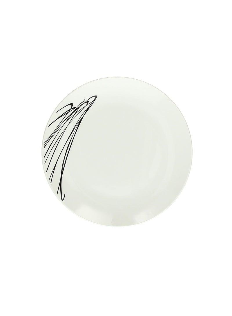 Tognana DESSERT PLATE COUP CM 19,5 METROPOLIS GRAPHIC ART  - Image 1