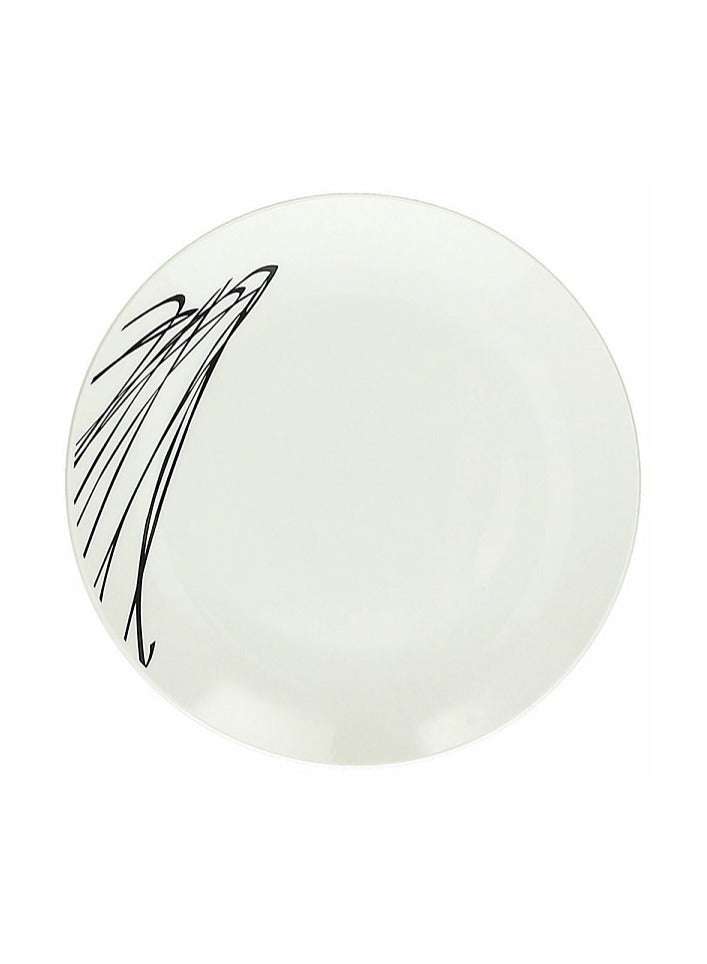 Tognana DESSERT PLATE COUP CM 19,5 METROPOLIS GRAPHIC ART  - Image 2