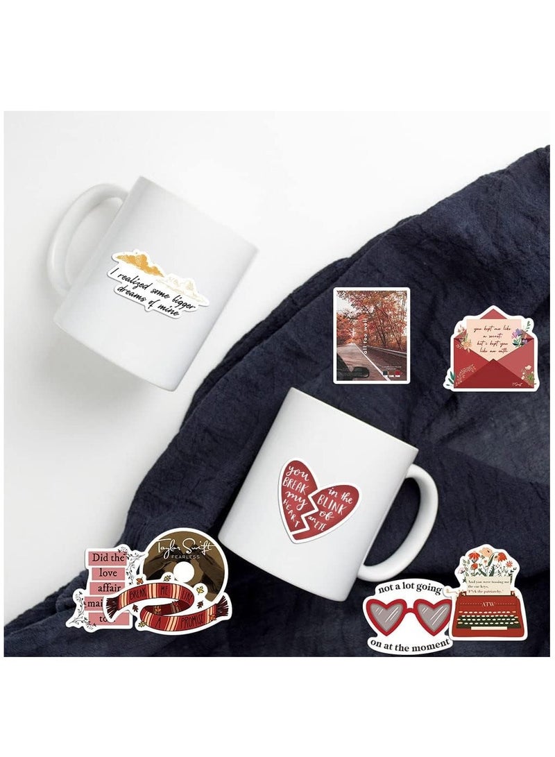 SOLARAE Top Female Pop Singer Album Music Stickers, Waterproof Vinyl Stickers for Teen Girls - Perfect for Water Bottles, Laptops, Phones, Skateboards, Bikes, and Party Favors. - Image 5