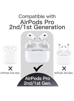wexon Protective Shockproof Silicone Case Cover for Apple AirPods pro (1/2 Generation)  Pink  - Image 5
