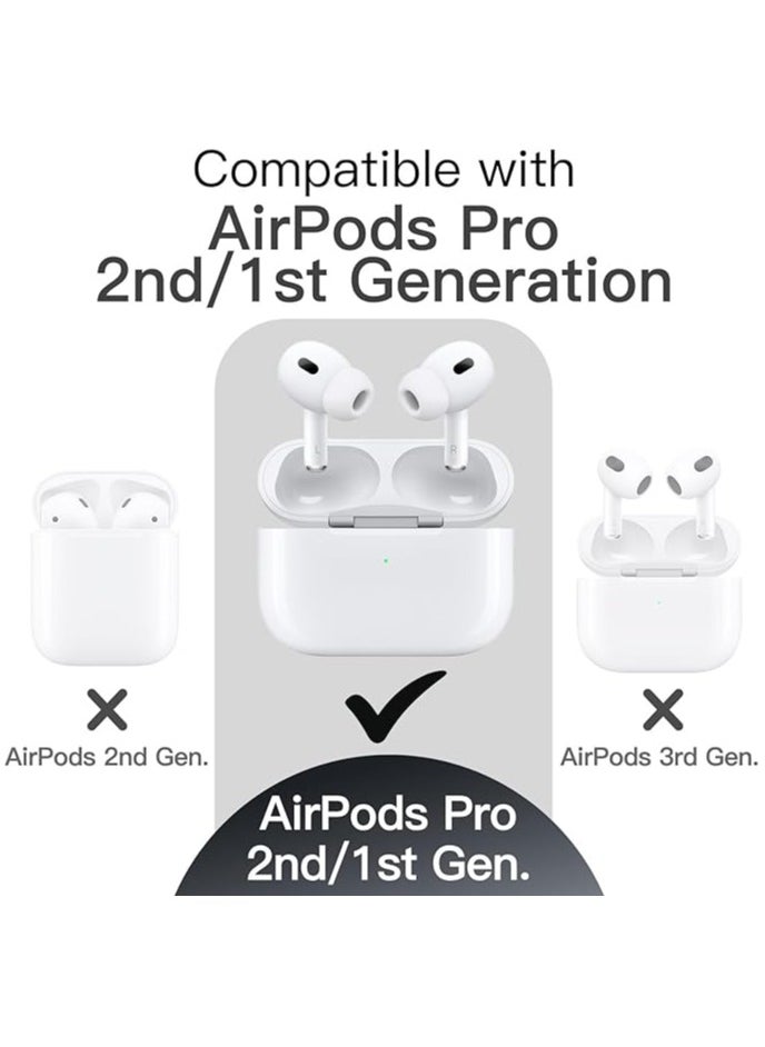 wexon Protective Shockproof Silicone Case Cover for Apple AirPods pro (1/2 Generation)  Pink  - Image 5
