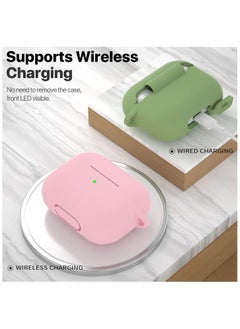 wexon Protective Shockproof Silicone Case Cover for Apple AirPods pro (1/2 Generation)  Pink  - Image 3