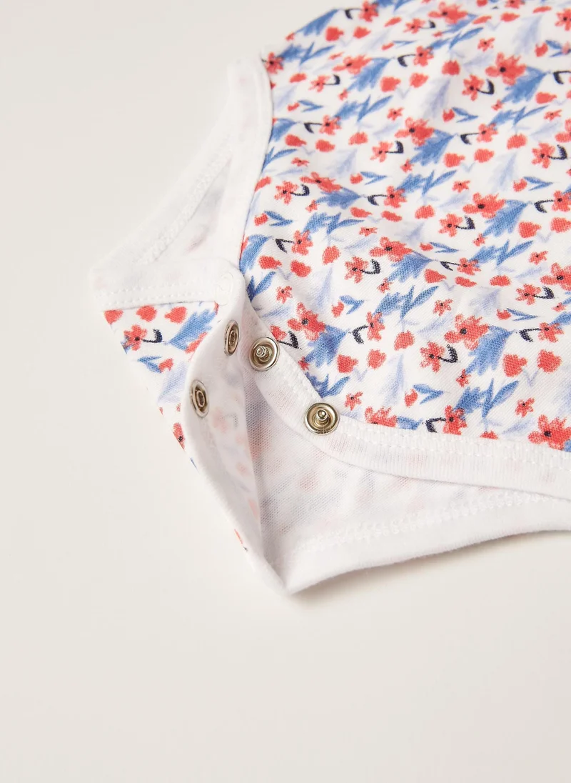 Zippy 5 Bodysuits for Baby Girls 'Bunny', Multicoloured