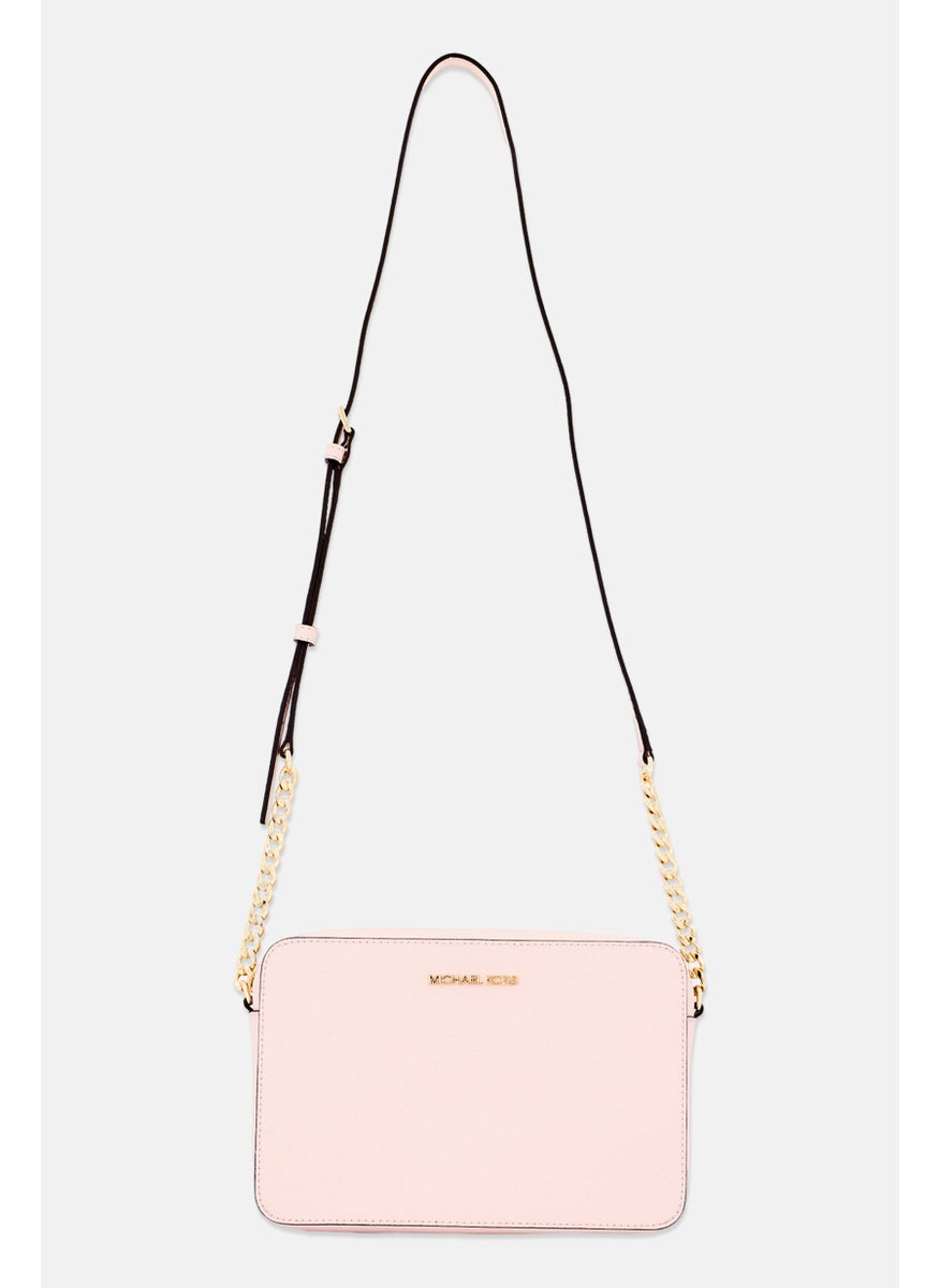 Michael Kors Women Brand Logo Crossbody Bag 16 H x 24 L x 5,5 W cm, Blush  - Image 1