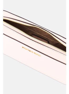 Michael Kors Women Brand Logo Crossbody Bag 16 H x 24 L x 5,5 W cm, Blush  - Image 4