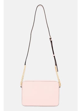 Michael Kors Women Brand Logo Crossbody Bag 16 H x 24 L x 5,5 W cm, Blush  - Image 3
