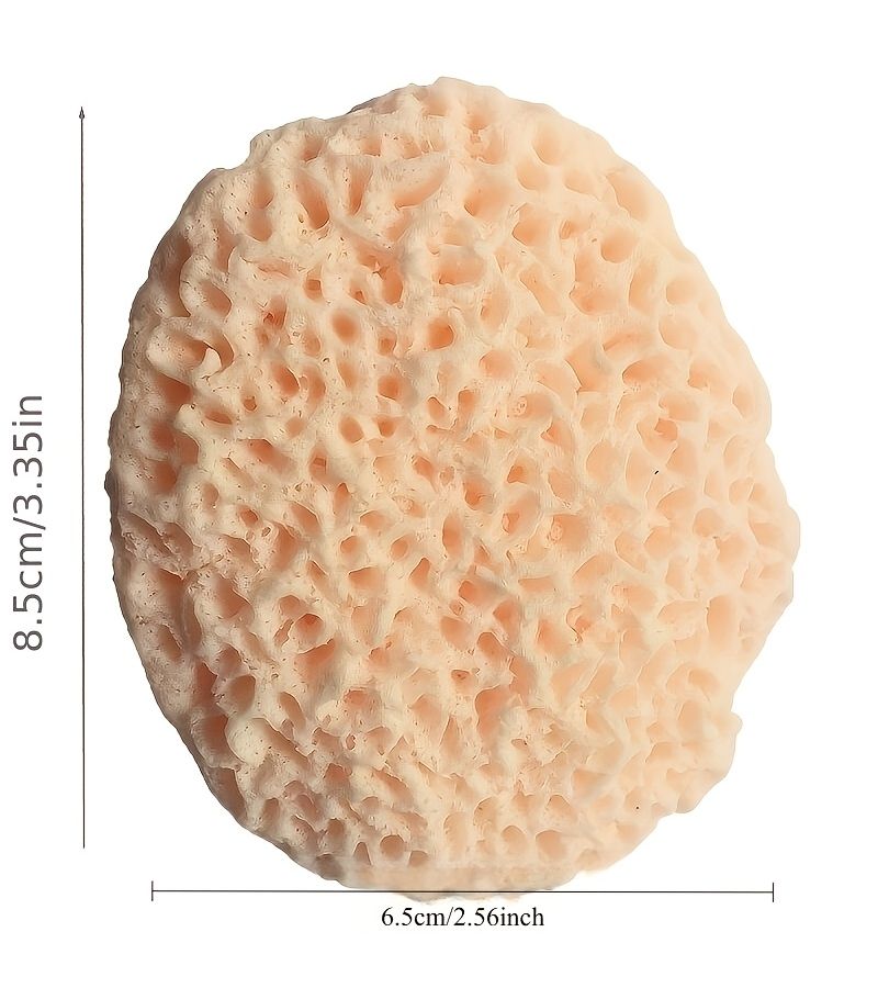 Soft Yellow Bath Shower Sponge Pack of 5 for Home Use Skin Friendly - Image 3