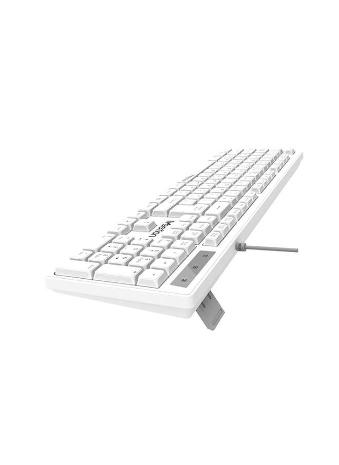 لوحة مفاتيح سلكية قياسية بمنفذ USB
