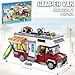 CSNRHG Camping Van Construction Toy 924 Pieces Building Block Set with Picnic Table Grill Fire Scene Gift for Kids Teens Vehicle Fans - Image 4