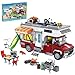 CSNRHG Camping Van Construction Toy 924 Pieces Building Block Set with Picnic Table Grill Fire Scene Gift for Kids Teens Vehicle Fans - Image 3