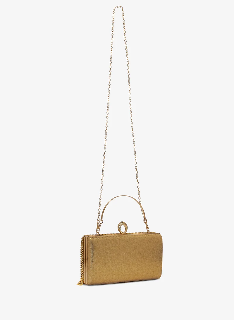 Khizana Gold Detailed Embellished Handle Bag