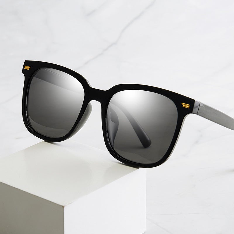 Generic New Polarized Fashion Sunglasses Unisex black frame 