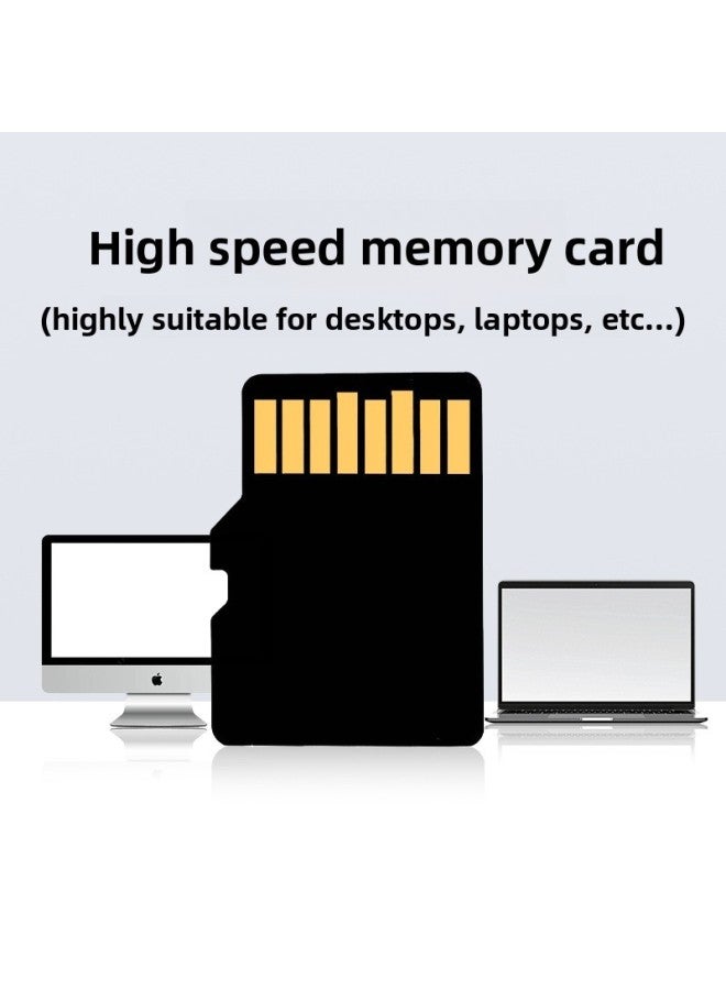 بطاقة ذاكرة TF عالية السرعة مخصصة لأجهزة الكمبيوتر المحمولة، بطاقة تخزين ذاكرة أصلية سوداء عالية السرعة لأجهزة الكمبيوتر المكتبية