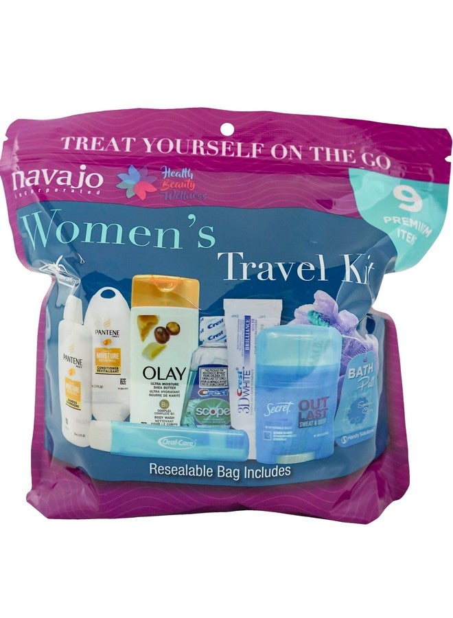 Handy Solutions 9 Piece Resealable Women's Travel Kit - Image 1