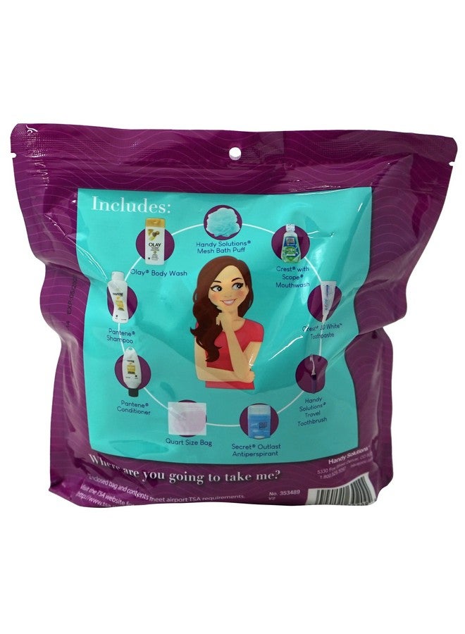 Handy Solutions 9 Piece Resealable Women's Travel Kit - Image 2
