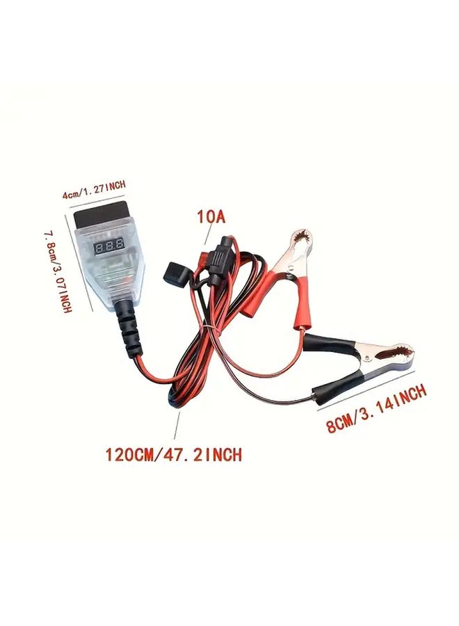 DW550 OBD2 Battery Replacement Tool Portable Tester Charger For All Vehicles - Image 3
