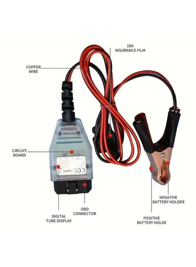 DW550 OBD2 Battery Replacement Tool Portable Tester Charger For All Vehicles - Image 4