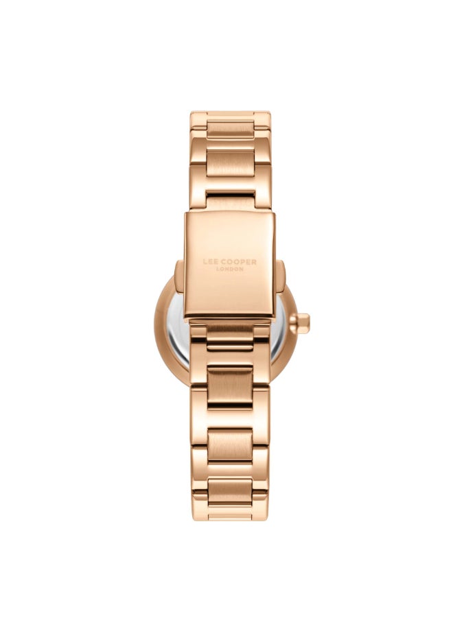 Lee Cooper Lee Cooper Women's Watch, Analog Display and Metal Strap - LC08032.490, Rose Gold  - Image 2