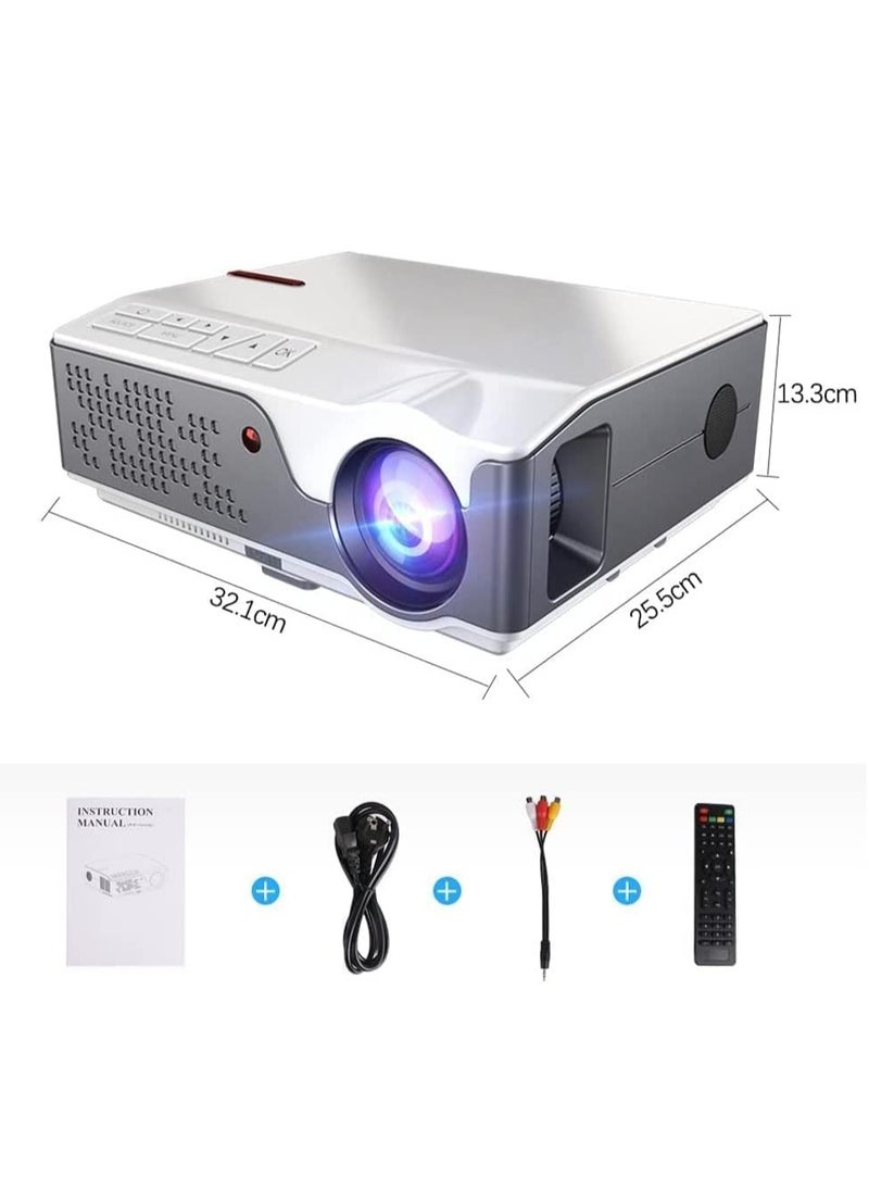Regal RD-826 FHD 1080p Android WiFi LED Projector 1920 x 1080 3D Home Theater Smartphone Color: A Zhengqiang 7800 Lumens x 1080 Projector Multicolor  - Image 2