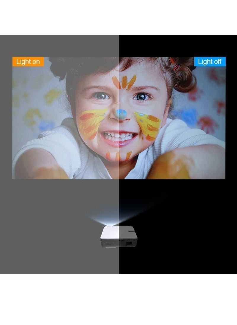 Regal RD-826 FHD 1080p Android WiFi LED Projector 1920 x 1080 3D Home Theater Smartphone Color: A Zhengqiang 7800 Lumens x 1080 Projector Multicolor  - Image 3